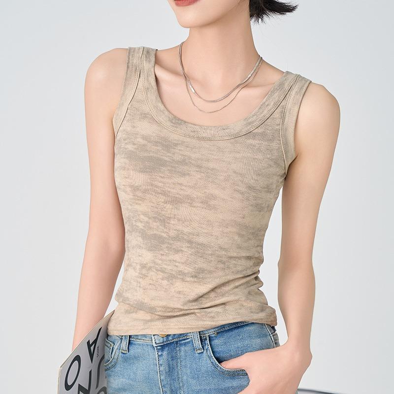 Vest sling base outer wear inner top shirt summer thin versatile cover breast watermark sleeveless woman