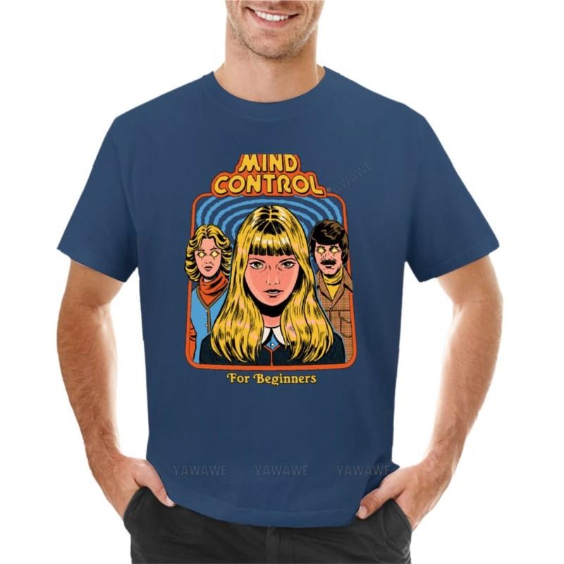 Unisex Tshirts Boys White Black Tops Mind Control For Beginners Tshirt Anime Tshirt Anime Plus Size Tops Black T Shirts Unisex