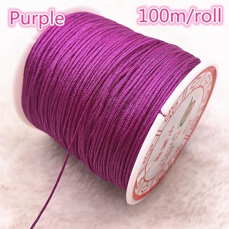 TMISHION Décoration De La Maison 100M X 0.8mm Nylon Noeud Chinois