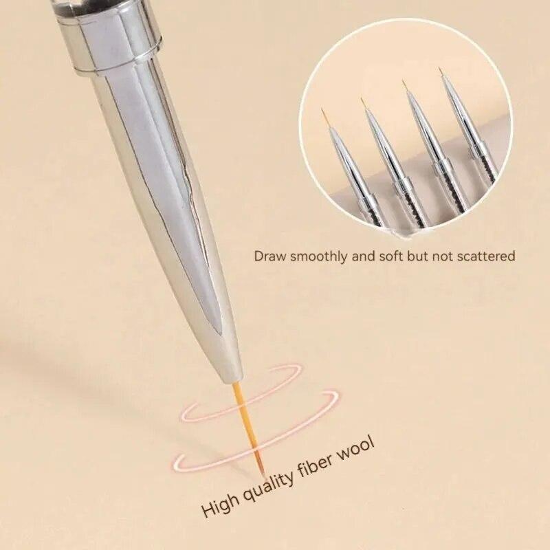 Nail Art Brush Pen DIY Nail Painting Drawing Liner Nail Art Tool Nail Polish Brush Manicure Tool