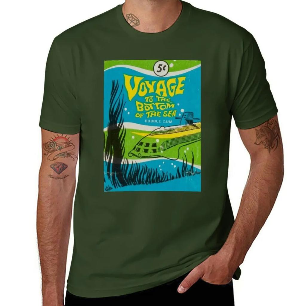 Voyage to the Bottom of the Sea - Bubble Gum Wax Pack - Vintage, Distressed T-Shirt graphics t shirt for