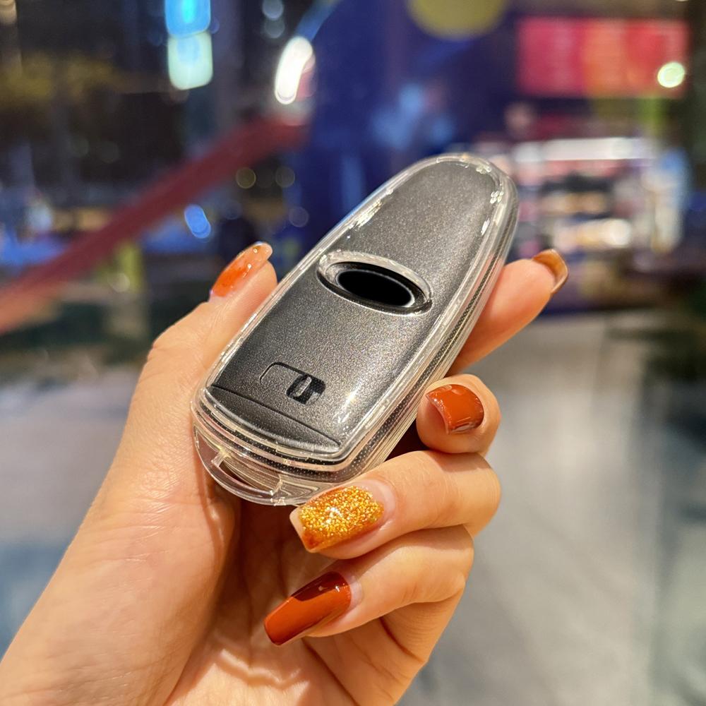 TPU-Auto-Fernschlüsselhülle für Ford Edge, Escape, Expedition, Explorer, Focus, Taurus, Flex, C-MAX