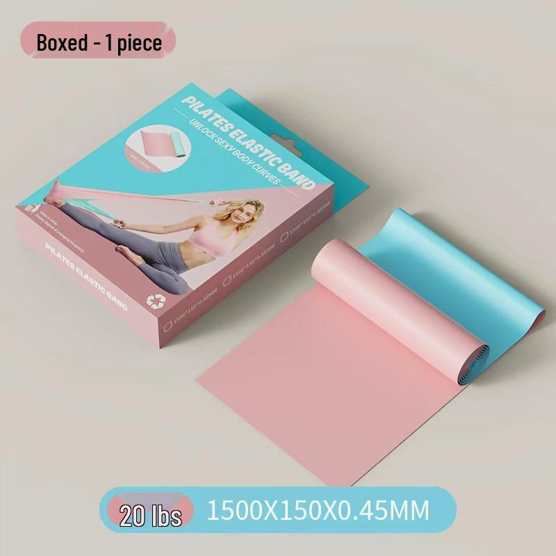 Women's TPE Elastic Yoga Resistance Band for Exercise, Stretching, and Butt Lift Muscle Training