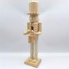 Christmas Unfinished Nutcrackers 38cm Unfinished Wood Nutcrackers Christmas Painting Nutcrackers Figures Decorations
