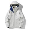 Men's and Women's Waterproof Windproof 3-in-1 Fleece-Lined Mountaineering Jacket