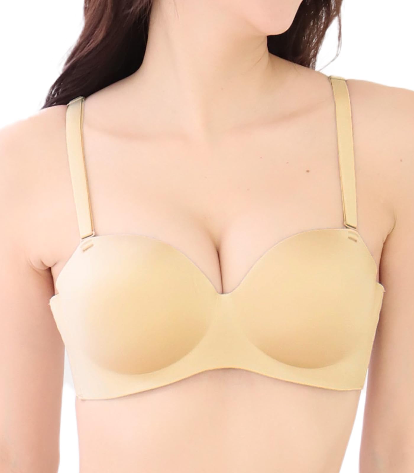 

Laurea Core Core Beige C75 Volume Bust Enlargement Breast For Small Thick Cleavage Boosts Cup Enhances Breast Lifts Enhances Bra Petite Volume-Up Bra, бежевый