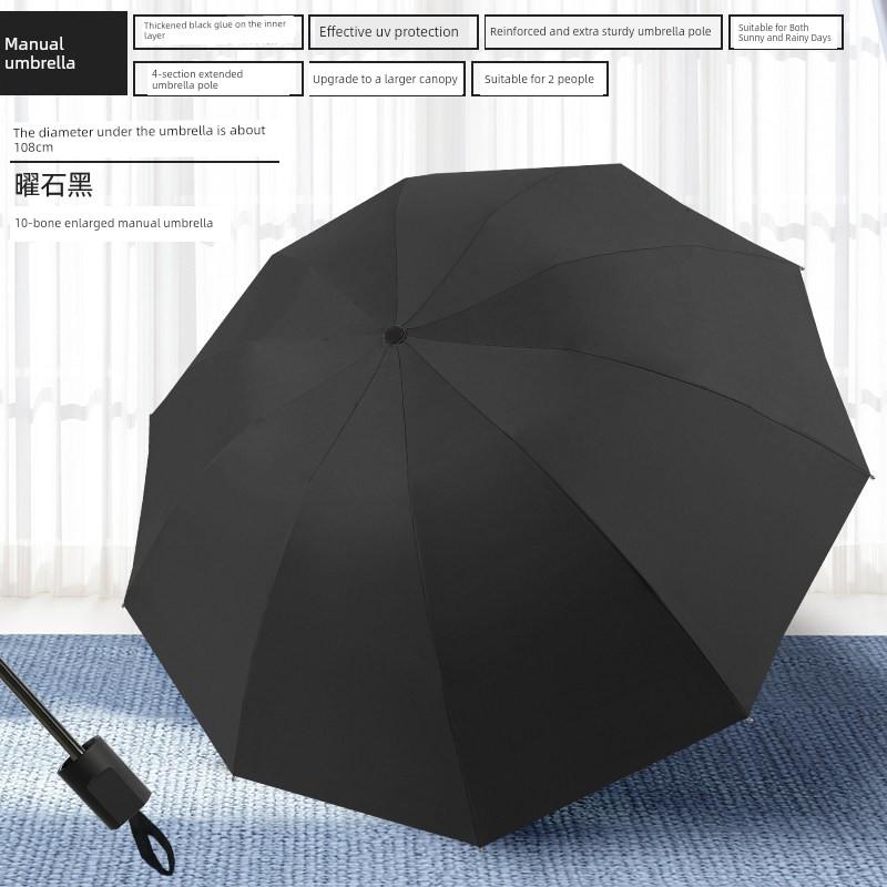 Umbrella, Sun Umbrella, Sun Protection, Uv Protection, Sunshade Umbrella for Women, Dual-Use for Sun and Rain, Manual Folding Umbrella, Large Size