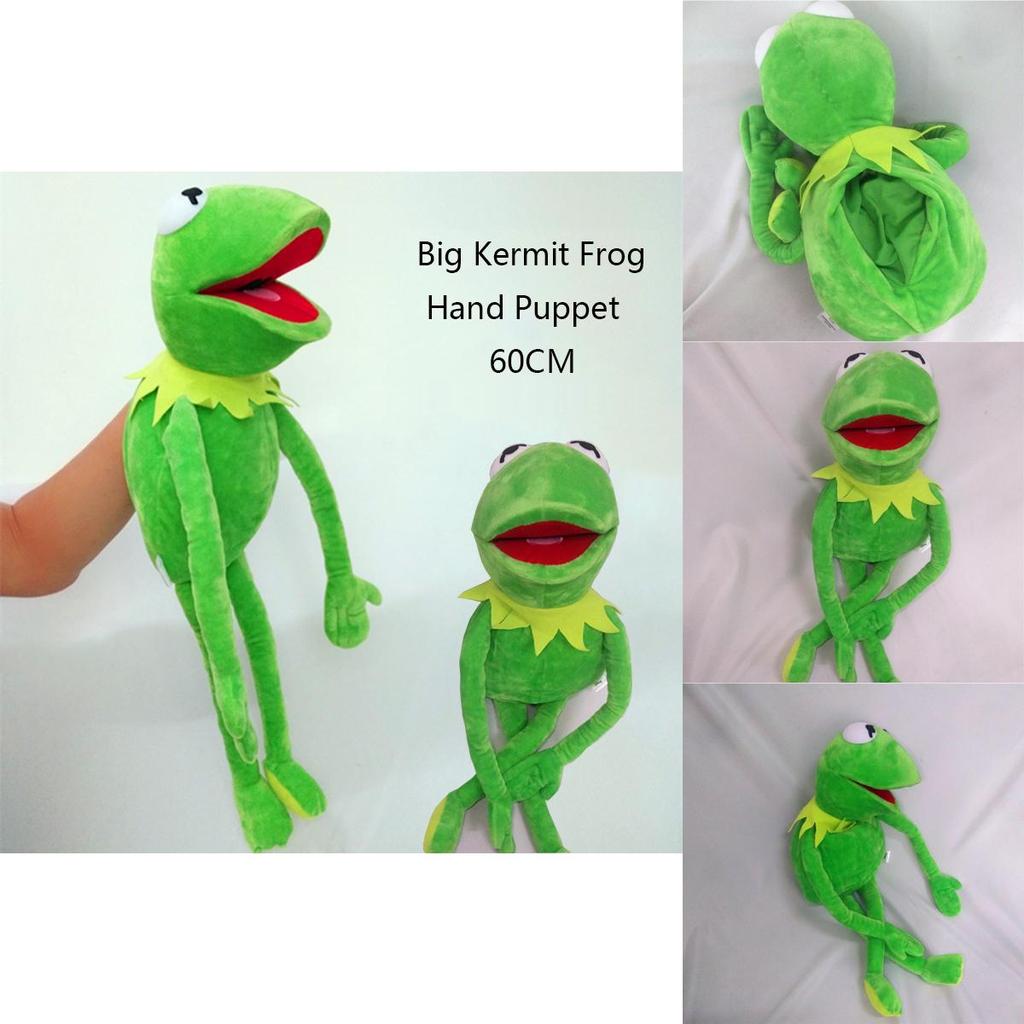 Charming 60cm Kermit The Frog Plush Hand Puppet Ideal For Kids Christmas Gifts