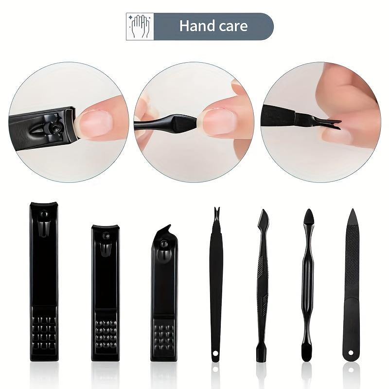 7/10/16/18 Nail Retouching Kit: Professional Manicure And Pedicure Tools, Modern Design, Travel Portable Set, Safe Nail Care