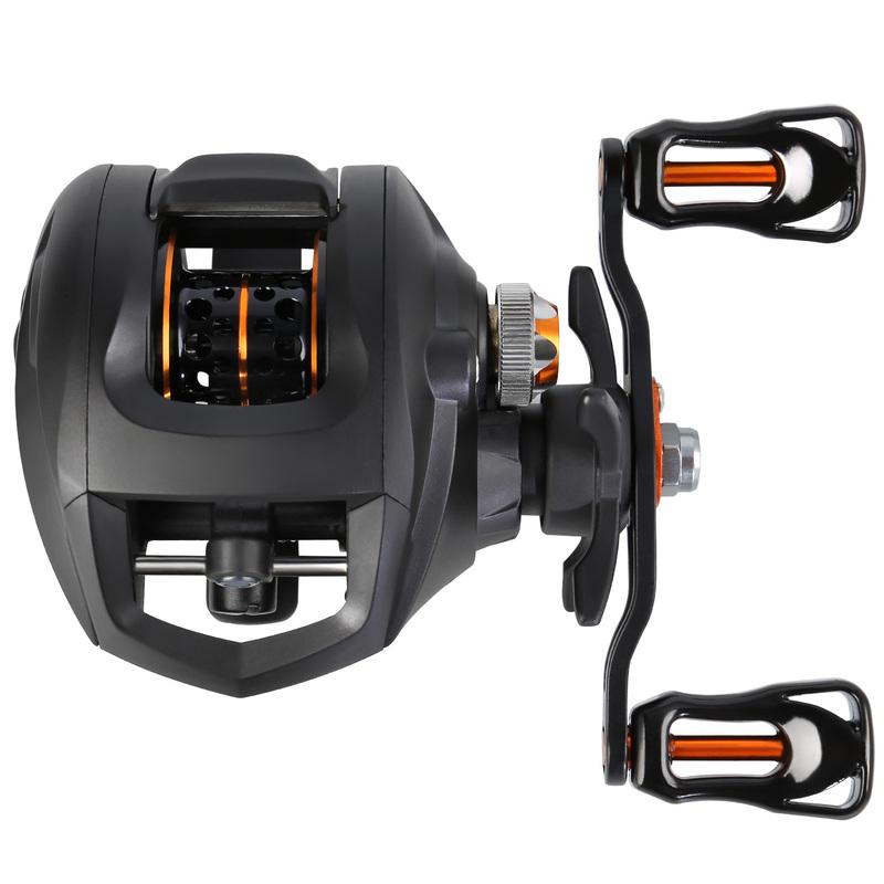 Baitcasting Fishing Reels 10+1BB 6.3:1 GR Casting Fishing Reel for Travel Bass Lure Fishing Reel