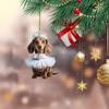 Car Rearview Mirror 2d Cat Hanging Pendant  Animal Shape Ornaments Backpack Accessories Cretive Adorns Decorative Decor for Car