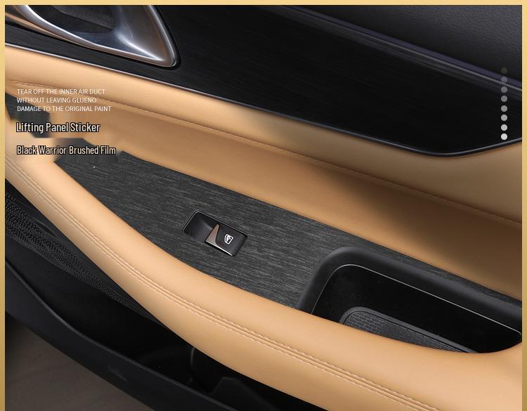 Black Warrior Car Sticker for 21-24 Chang'an UNI-K Interior Modification