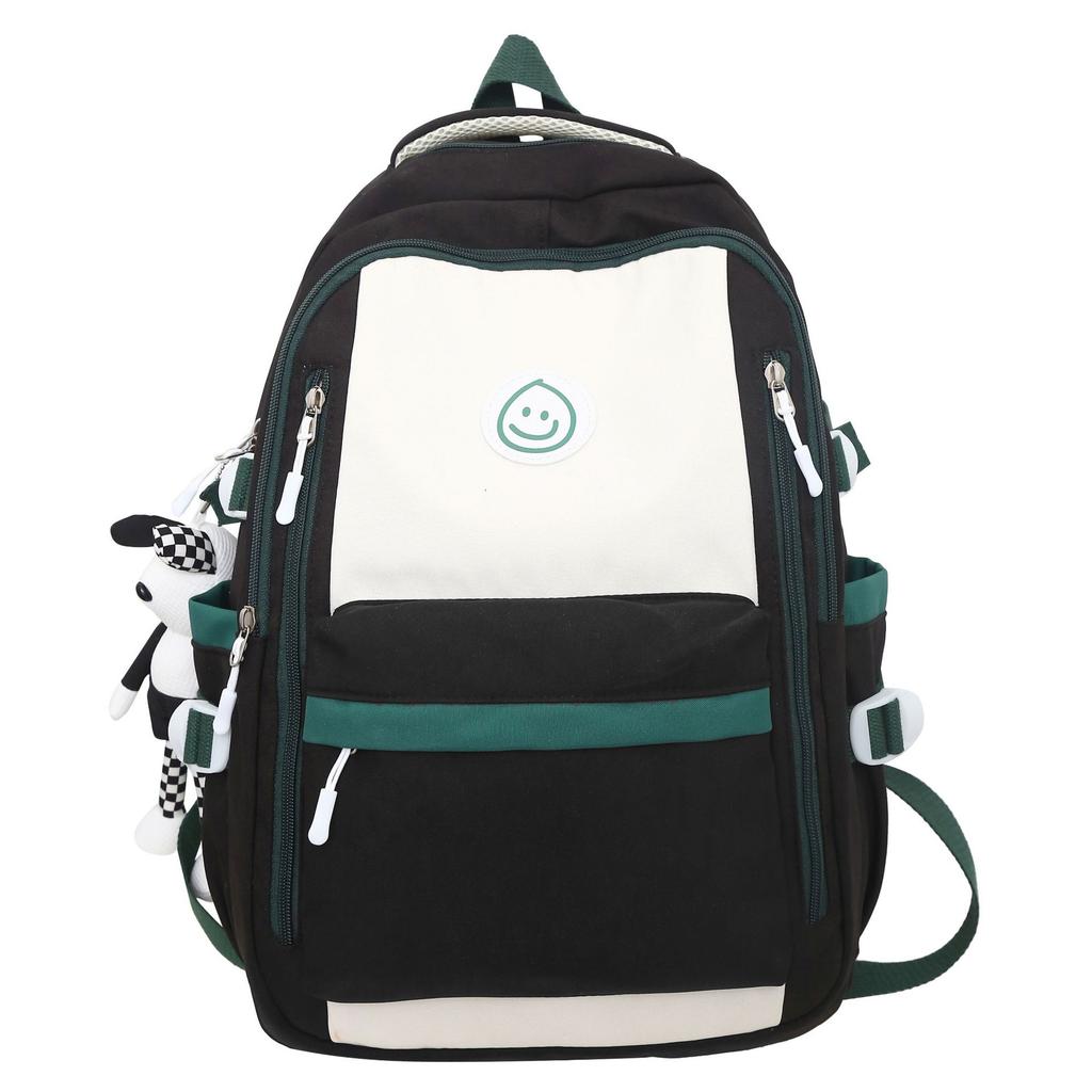 Korean Version of Junior High School Students' Large-capacity Backpack Simple Middle School Students' Burden Reducing Leisure Backpack