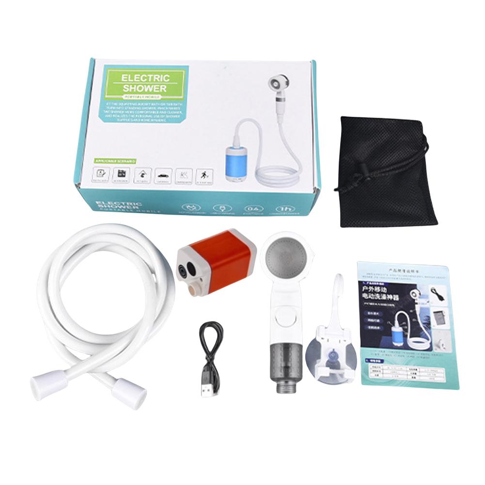 PVC Shower Head Sprayer with Digital Display Wireless Pumps Water Sprayer Rechargeable for Hiking Car Washing & Pet Cleaning