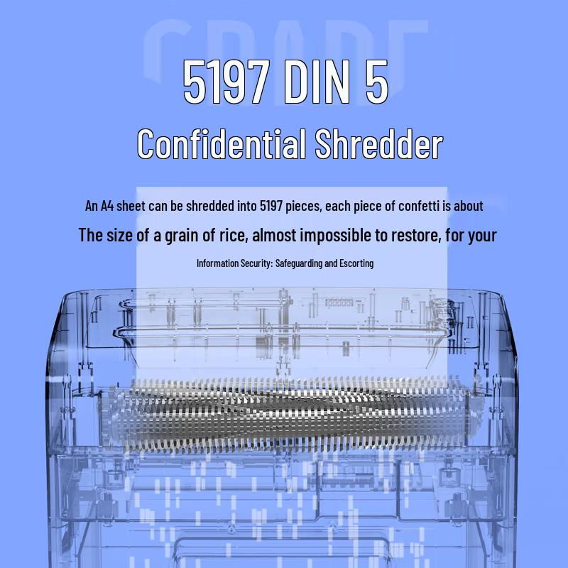 Deli Professional High-Security Paper Shredder CN plug (adapter included)