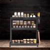Bieying 2-Tier Carbon Steel Countertop Spice Rack