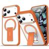 New Folding Stand Matte Clear Magnetic Case for iPhone 17 17 Air 17Pro 17 Pro Max For Magsafe Wireless Charge Shockproof Cover