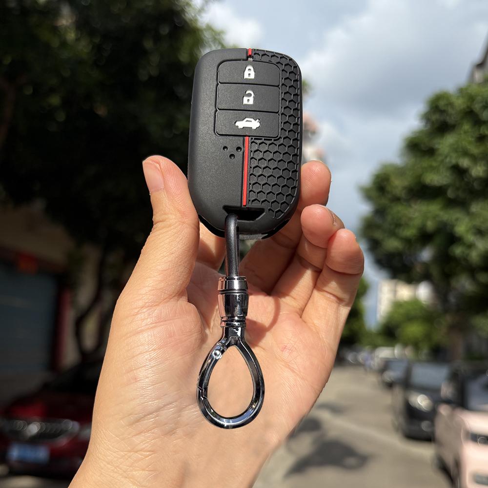 Key Cover For Honda Civic 11Th Gen Ve-1 Accord Vezel City Hrv Enp1 Crv Freed Fit Shuttle Gp8 Jade 2014- Key Fob Accessories
