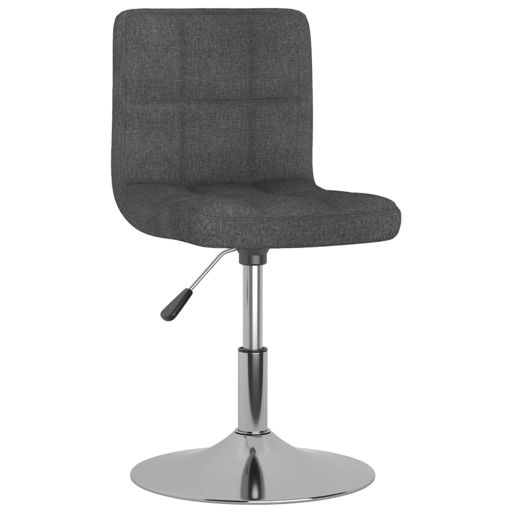 Chaise pivotante à manger  foncé Tissu