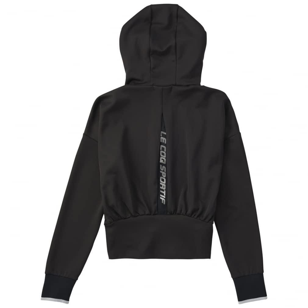 Le Coq Sportif Golf 2022 Model Golf Top Stretch ECO Size S Fall/Winter [RIJOUME] Hoodie, Women's, Black, (BK00)