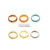 Korean Style Candy Color Finger Buckle Dopamine Geometric Forefinger Ring Solid Resin Ring  Gift