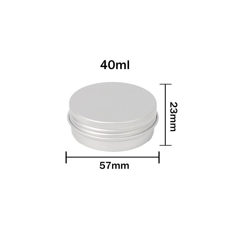 5g-250g Multi-Size Multi-Color Threaded Aluminum Tea Box Metal Can