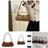 Stylish Minimalist Ins Small Batch Bag Pu Material Street Fashion Shoulder Bag 2023 Winter New Bag