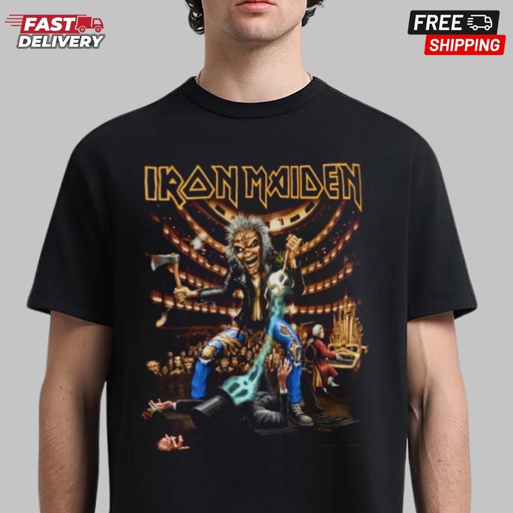 Iron Maiden Run For Your Lives World Tour 2025 Austria T-Shirt, Gift for Fans Unisex T-Shirt S