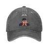 Ajul Sign Baseball Cap Vintage Distressed Denim Washed Music Sun Cap Unisex Style Outdoor Activities Adjustable Hats Cap