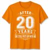 20th Wedding Unisex T Shirt Anniversary Gifts For Husband Or Wife After 20 Years