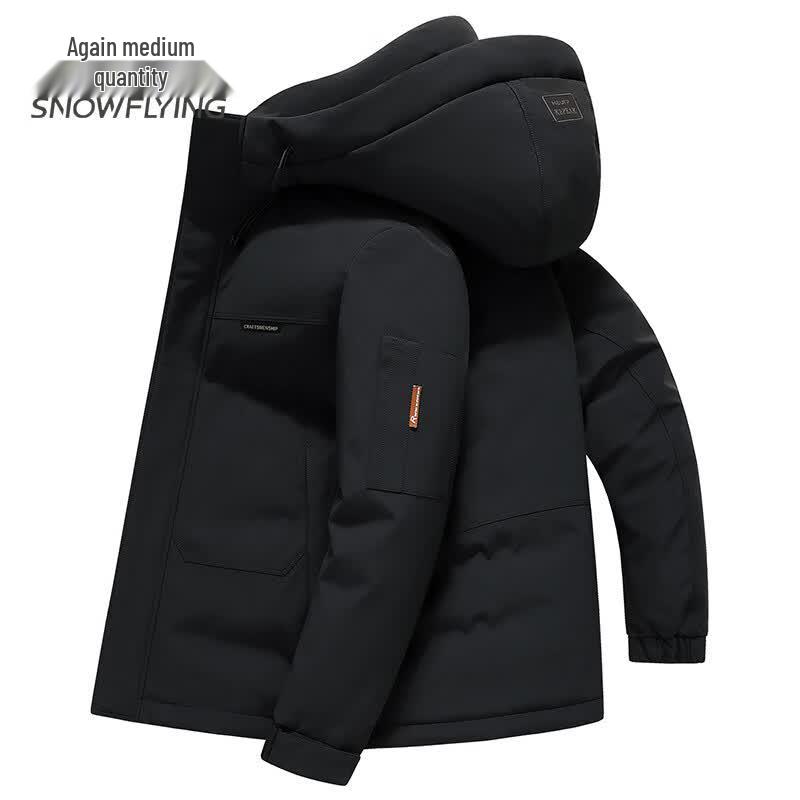 Xuezhongfei Men s Hooded Workwear Outdoor Down Jacket XL