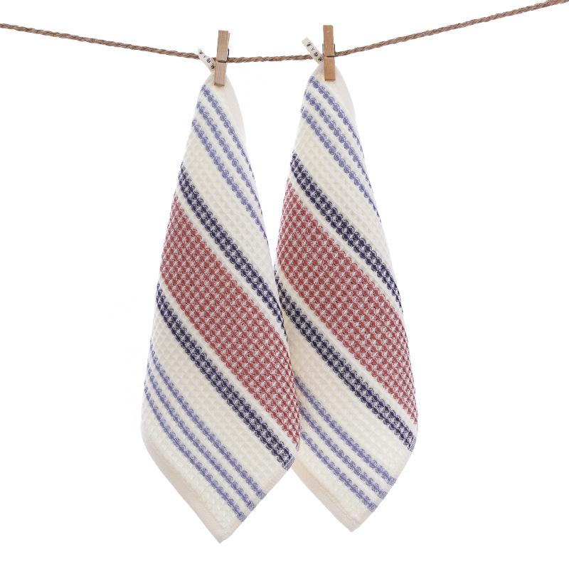 Soft Absorbent Pure Cotton Waffle 34x34 Small Towel for Adults & Children