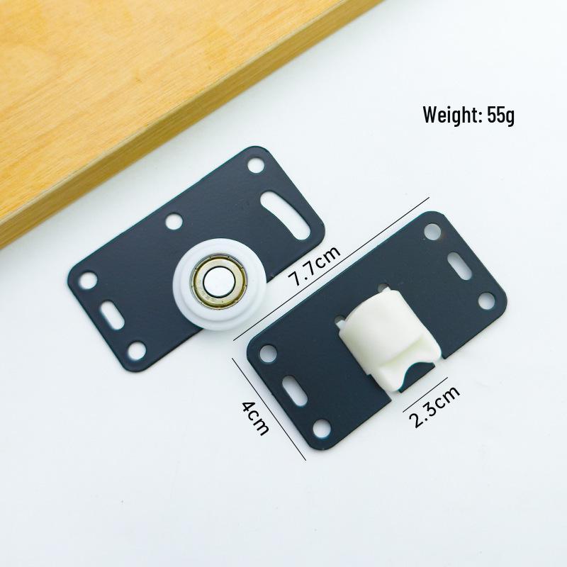 Sliding Door Track Roller Set - Wear-Resistant Concave Wheel for Cabinet Doors, High-Quality Cold-Rolled Steel