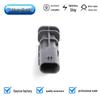 2-Pin Automotive Connector Set 4F0973702F: Male & Female Plugs, 2-Core.