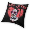 Terrifier Art The Clown Lover Pillowcase Printed Polyester Cushion Cover Decoration Pillow Case Cover Chair Zipper 45X45Cm