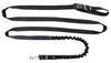 Dog Leash with Shock Absorber 480cm BLACK Adjustable HandsFree Made In Poland