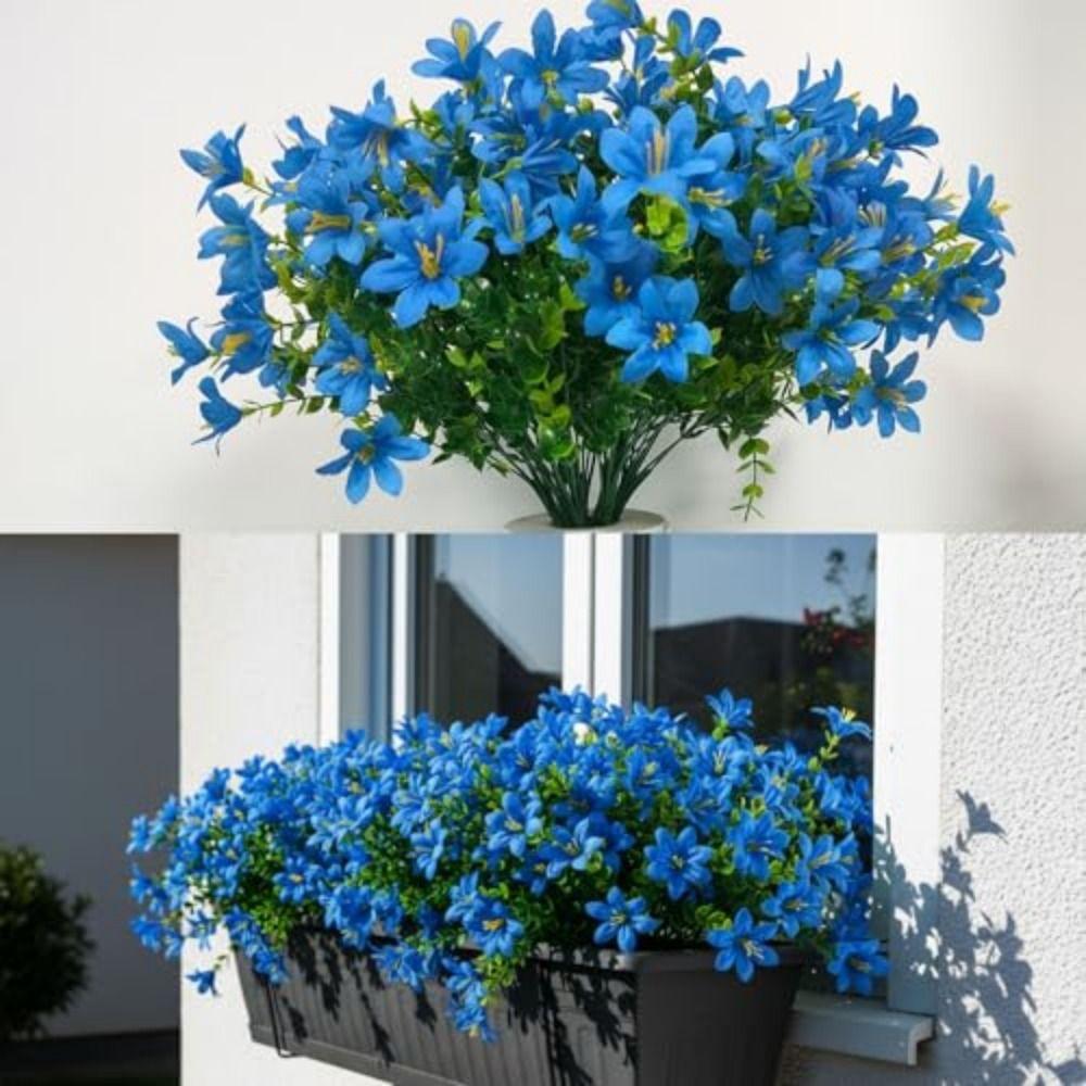 Silk Artificial Morning Glory Flower Fake Faux Flower Bouquet Home Decor