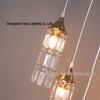 New Luxury 10-Head Crystal Icicle Chandelier for Wedding Stage and Ceiling Decoration