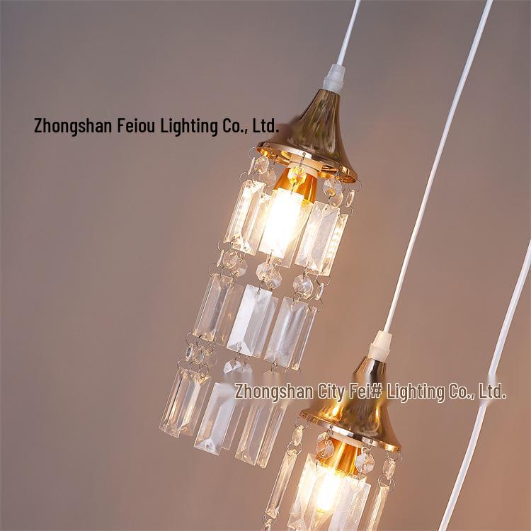 New Luxury 10-Head Crystal Icicle Chandelier for Wedding Stage and Ceiling Decoration