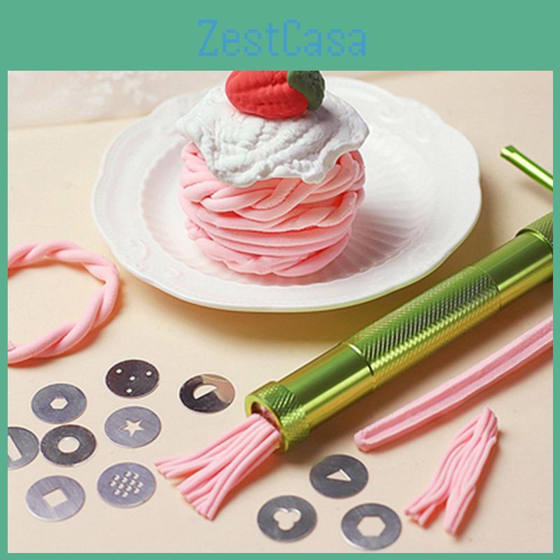 20 Heads With Flip 1pcs Sugar Doll Squeezer Flip Sugar Lace Cake Decoration Soft Pottery Squeezer Tools Bakeware