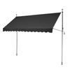 138x47" Patio Awning Retractable Patio Canopy Sunsetter with Crank Handle