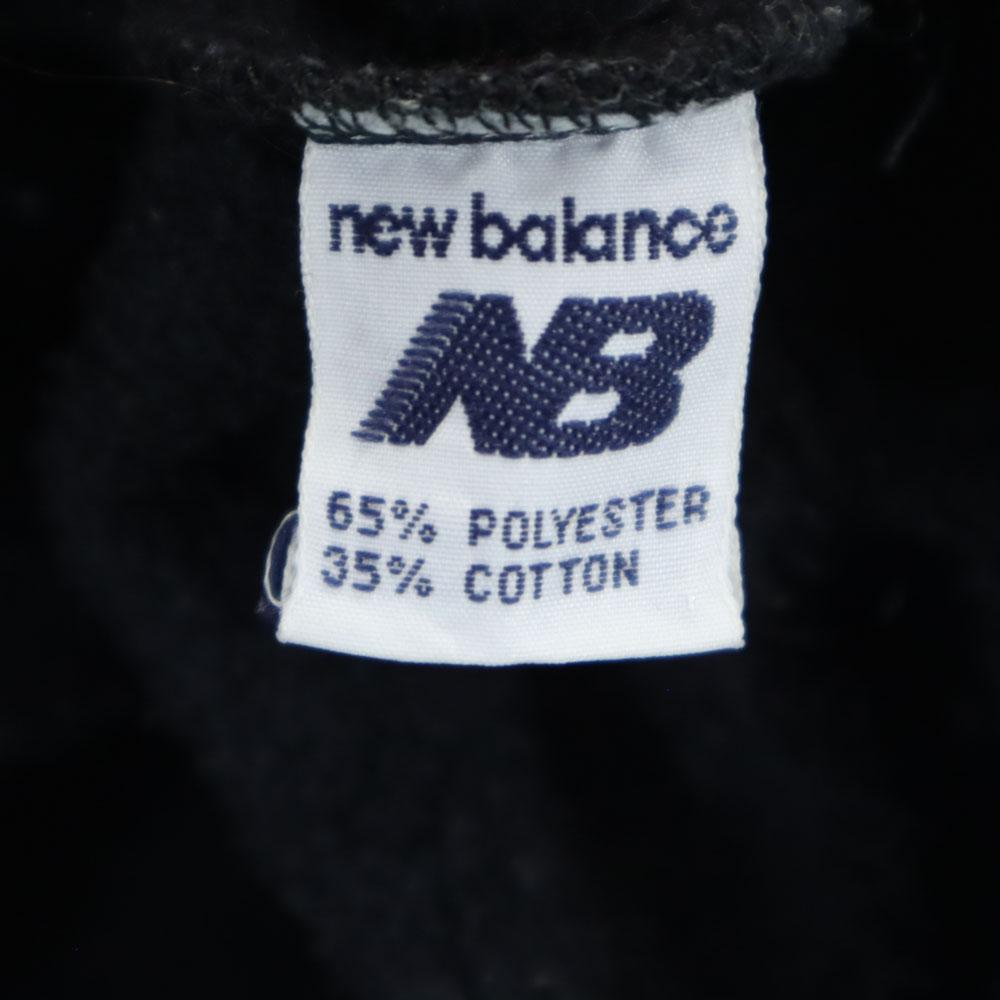 New Balance 90s Old Long Sleeve Sweatshirts L Black Back Brushed Women Used