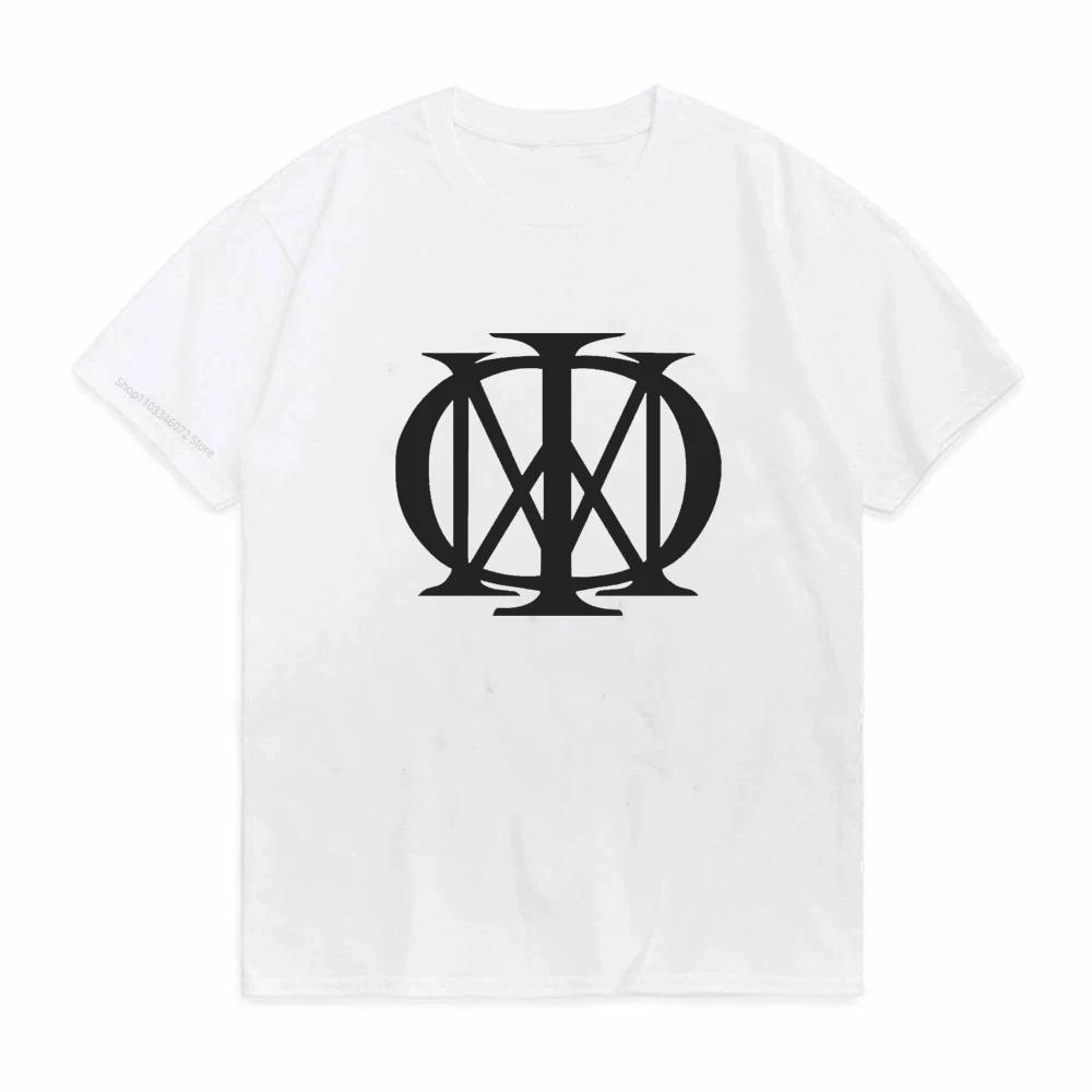 Heißer Verkauf Sommer 100% Baumwolle Dream Theater Logo T-Shirt Unisex Kurze Ärmel Cooles T-Shirt Hip Hop Streetwear Rundhals-T-Shirt