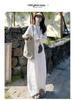 Women's White Cotton Linen Wide-Leg Pants - Slimming, Lightweight, Ice Silk, Casual Spring/Summer 2026