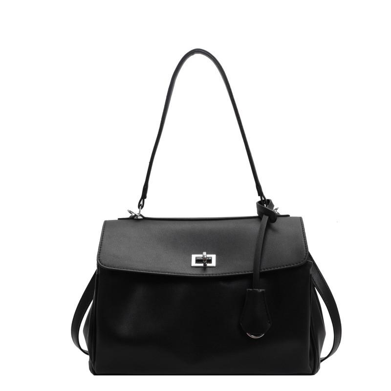 Crossborder Style Pu Tote Bag With Seamed Design For Daily Commuting And Casual Use