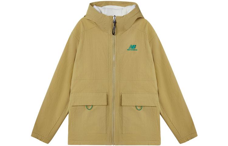 New Balance Jackets Men s Brown Hooded Moderate Other AMJ11305-BEI XL