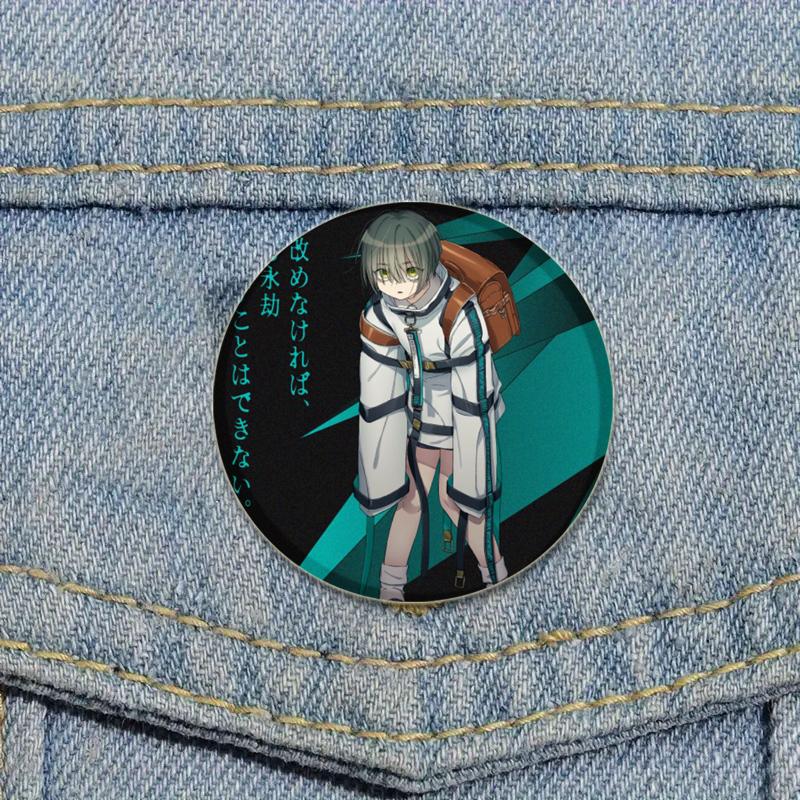 32/44/58 mm Milgram Brosje Haruka Yuno Cosplay Merker Emaljepinner for ryggsekk Klær Mote Smykker Tilbehør Gave
