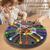 1 Set Kids Rope Untangling Game Twisted Rope Knots Challenge Board Game Logic Thinking Interactive Educational Elastic Rope Unhitching Toy