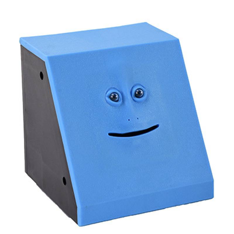 Face Piggy Bank Sensing Money Eating Monkey Mouth Can Move Gifts Childrens