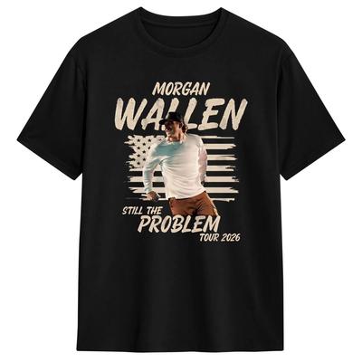 Morgan Wallen Tour 2026 T-shirts Unisexe Mode T-shirt Manches Courtes Col Rond T-shirt 100% Coton Nouveauté Vêtements